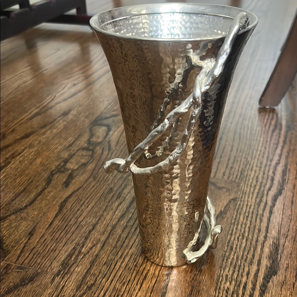 Michael Aram Silver Wisteria Vase